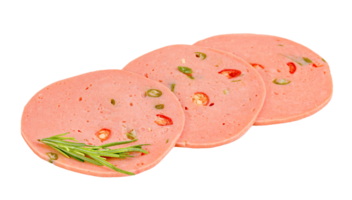 bologna sliced isolated png