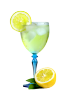 Lemon juice cold isolated png