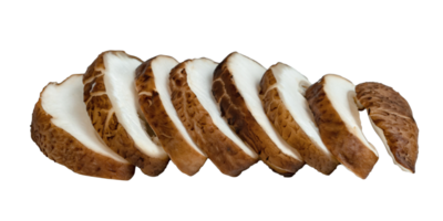 shiitake cogumelos fatiado isolado png