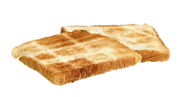 Toasted slice bread isolated png