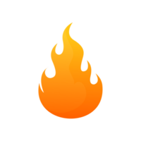 fire clipart, cartoon flat design fire illustration with a transparent background png