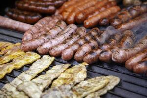 tradicional A la parrilla Cerdo foto