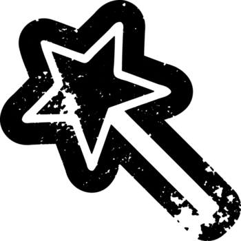 Magia varinha símbolo ícone png