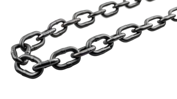 AI generated Chain PNG . stainless steel chain isolated. Metal chain PNG. Iron chain. Chrome chain PNG. Chain top view png. chain flat lay png