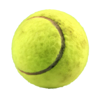 AI generated Tennis ball PNG. Tennis ball isolated. Ball for tennis PNG. Outdoor activity png