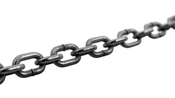 AI generated Chain PNG . stainless steel chain isolated. Metal chain PNG. Iron chain. Chrome chain PNG. Chain top view png. chain flat lay png