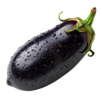 AI generated Aubergine PNG. Eggplant vegetable isolated. Eggplant top view PNG. Organic vegetable aubergine flat lay png