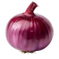 ai gerado vermelho cebola png. cebola fatias isolado. vermelho cebola topo Visão png. cebola vegetal plano deitar png. orgânico vegetal png