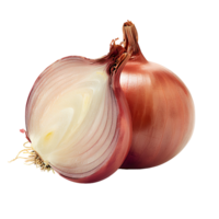 AI generated Yellow onion PNG. Onion slices isolated. Organic vegetable onion. Onion top view PNG. Onion flat lay PNG