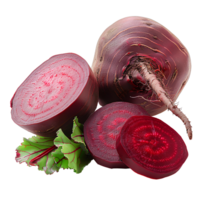 AI generated Beetroot PNG. Red beets isolated. Beetroot vegetable top view PNG. Beet flat lay PNG
