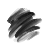 Oil painting black stain png