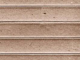 Crumpled brown kraft paper texture banner background photo