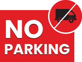 No parking sign symbol icon car vehicle logo vector design template