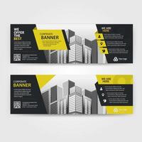 Business abstract vector template for Brochure, Annual Report, Magazine, Poster, Corporate Presentation, Portfolio, Flyer with yellow and black color size A4, Front and back