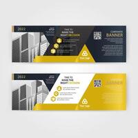 Business abstract vector template for Brochure, Annual Report, Magazine, Poster, Corporate Presentation, Portfolio, Flyer with yellow and black color size A4, Front and back