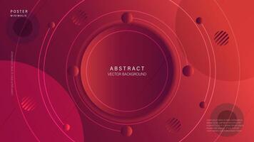 Modern abstract line background and Red Color. Vector Illustrator. Eps 10 - Vector