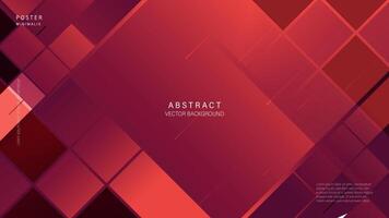 Red abstract texture. Vector background 3d paper art style can be used in cover design, book design, poster, cd cover, flyer, website backgrounds or advertising. Eps 10. Vector