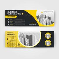 Business abstract vector template for Brochure, Annual Report, Magazine, Poster, Corporate Presentation, Portfolio, Flyer with yellow and black color size A4, Front and back