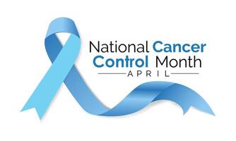 National Cancer Control Month observed in April every year. Vector Illustration . Banner poster, flyer and background design.