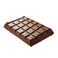 ai généré Chocolat bars isolé sur une transparent Contexte png photo