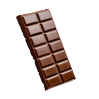 AI generated Chocolate Bars isolated on a transparent background PNG photo