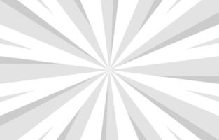 Sun rays background. White and grey abstract comic pattern vector