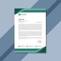 Creative Business Letterhead Design Template vector