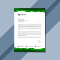 Creative Business Letterhead Design Template vector