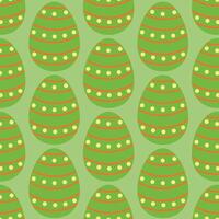 Easter eggs simple seamless pattern. Easter eggs, Easter symbol, decorative vector elements.