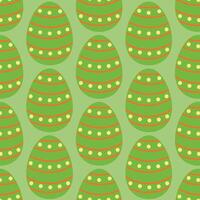 Easter eggs simple seamless pattern. Easter eggs, Easter symbol, decorative vector elements.