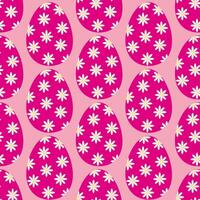 Easter eggs simple seamless pattern. Easter eggs, Easter symbol, decorative vector elements.