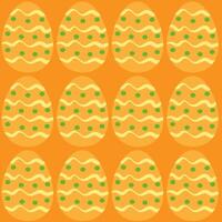 Easter eggs simple seamless pattern. Easter eggs, Easter symbol, decorative vector elements.