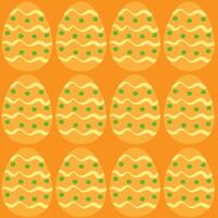 Easter eggs simple seamless pattern. Easter eggs, Easter symbol, decorative vector elements.