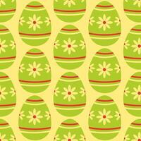 Easter eggs simple seamless pattern. Easter eggs, Easter symbol, decorative vector elements.