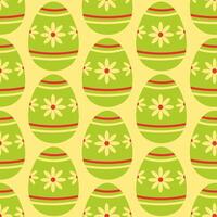 Easter eggs simple seamless pattern. Easter eggs, Easter symbol, decorative vector elements.