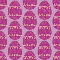 Easter eggs simple seamless pattern. Easter eggs, Easter symbol, decorative vector elements.