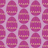 Easter eggs simple seamless pattern. Easter eggs, Easter symbol, decorative vector elements.