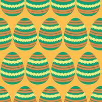 Easter eggs simple seamless pattern. Easter eggs, Easter symbol, decorative vector elements.