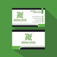 Business card design template, Clean professional business card template, visiting card, business card template.Vector Modern Creative Luxury and elegant Clean Business Card Template vector