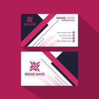 Business card design template, Clean professional business card template, visiting card, business card template.Vector Modern Creative Luxury and elegant Clean Business Card Template vector