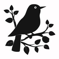 conjunto de un rebaño de volador diferente aves siluetas colección de diferente dibujos animados negro aves en blanco antecedentes. vector ilustración. gratis