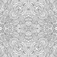 Abstract vector ethnic sketchy background