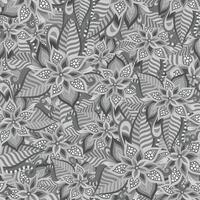 Beautiful decorative floral ornamental seamless pattern vector