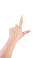 Hand auf isoliert Hintergrund Ausschnitt Pfad png