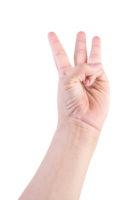 Hand auf isoliert Hintergrund Ausschnitt Pfad png