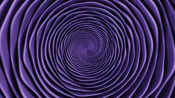un púrpura espiral con un circular forma video
