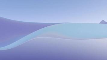 une bleu et violet abstrait vague video