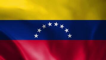 Venezuela agitando bandiera, Venezuela bandiera, bandiera di Venezuela agitando animazione, Venezuela bandiera 4k metraggio video