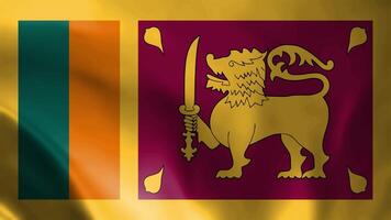 Sri Lanka Flag video