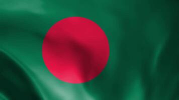 Bangladesh ondulación bandera, Bangladesh bandera, bandera ondulación animación, Bangladesh bandera 4k imágenes video